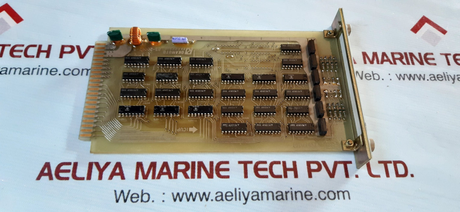Okamoto electric 85-20017-2 pcb card