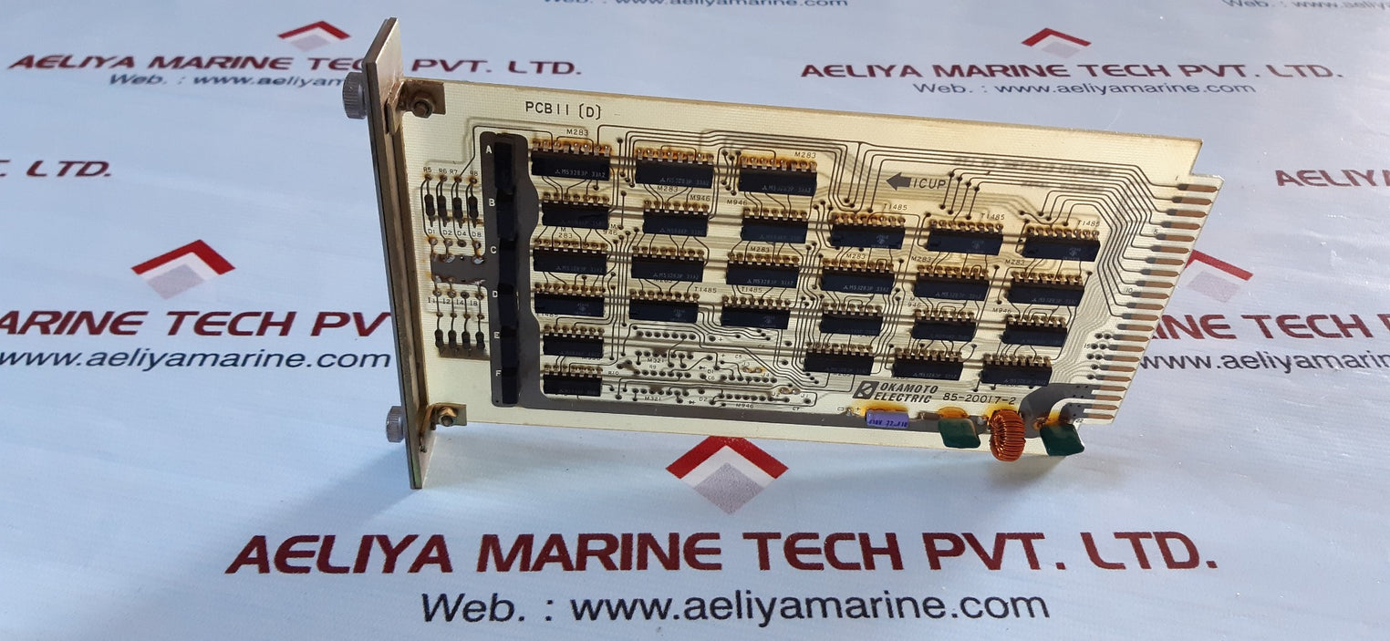 Okamoto electric 85-20017-2 pcb card