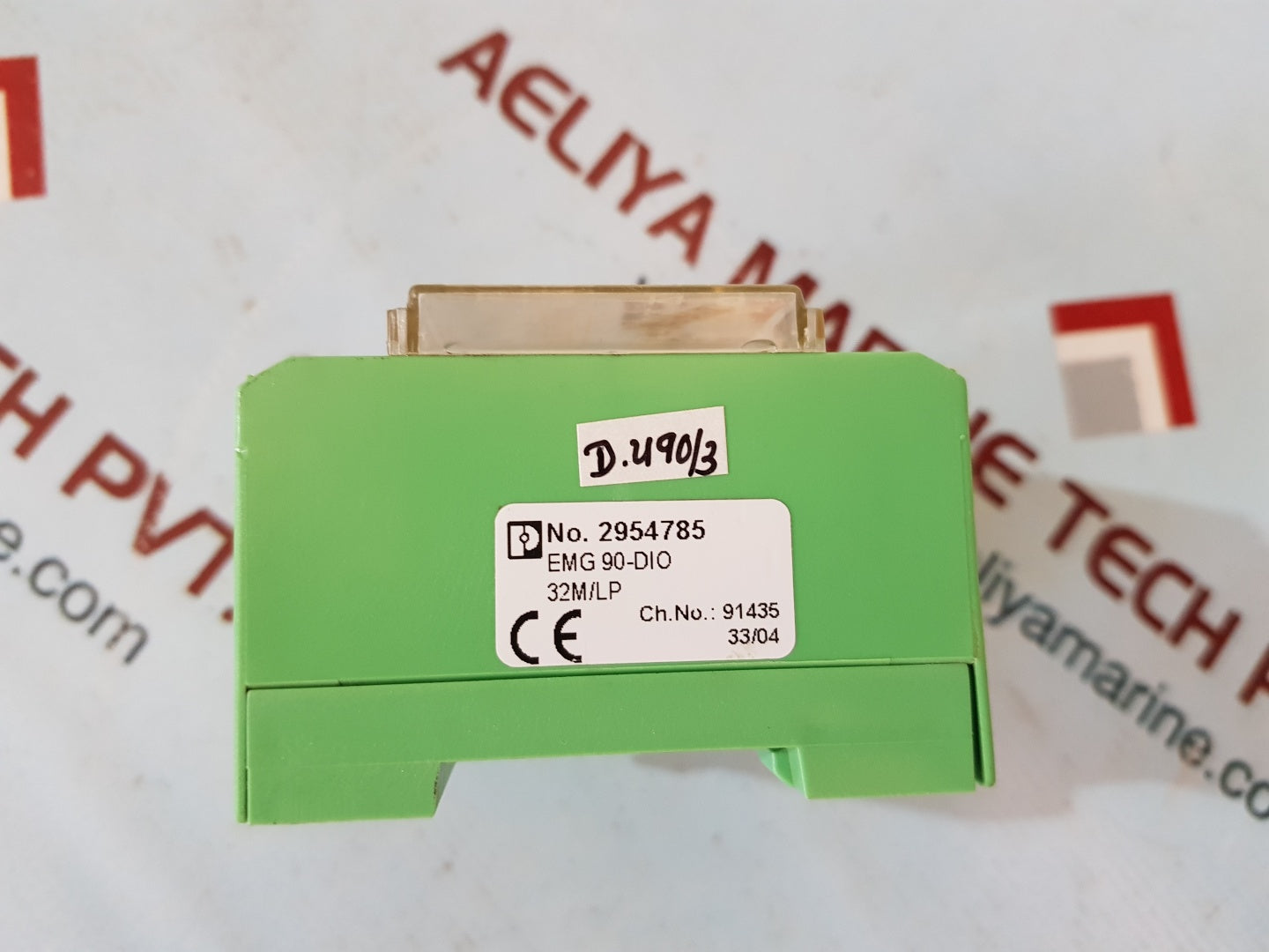 Phoenix contact emg 90-dio 32m/lp diode module din rail mounting