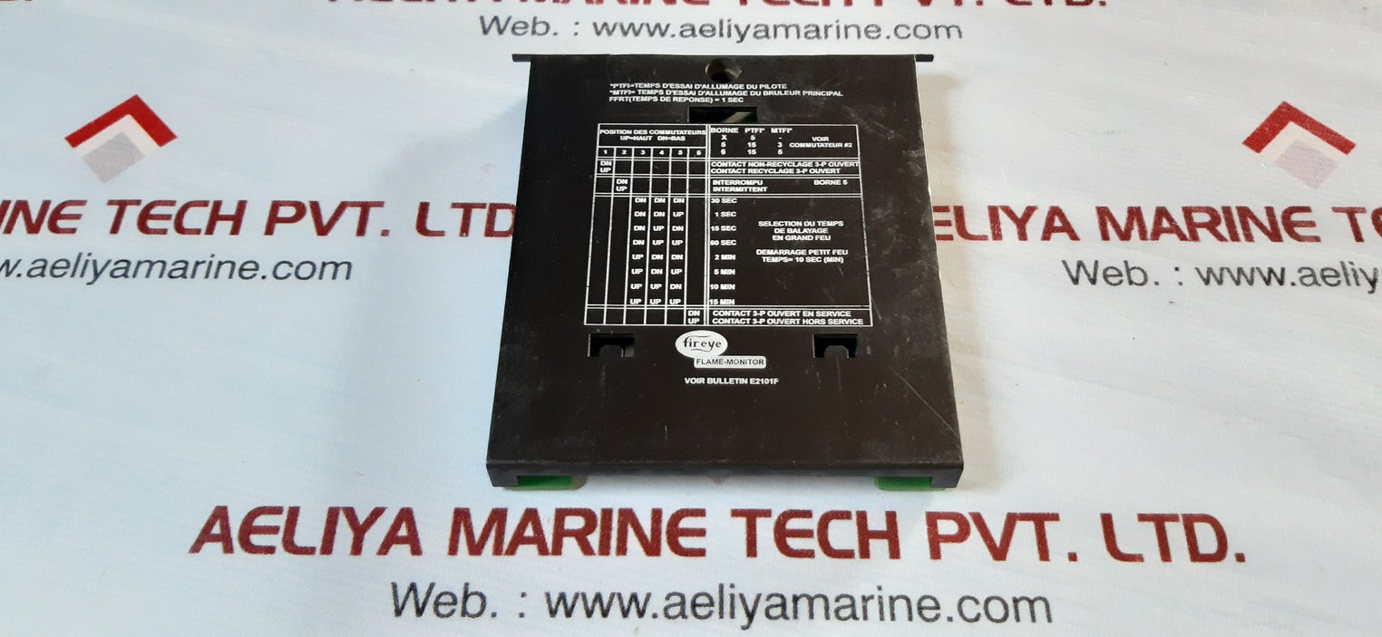 Fireye flame-monitor ep113f programmer