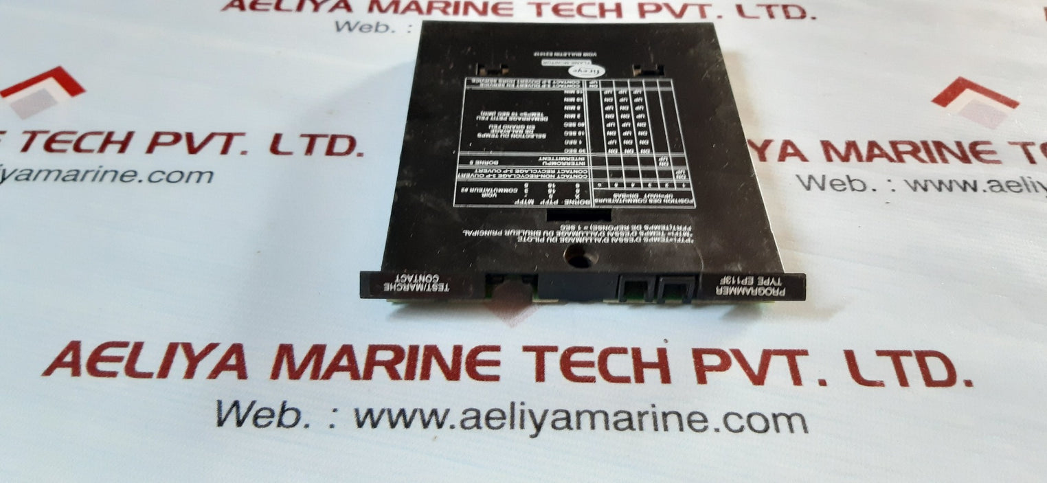 Fireye flame-monitor ep113f programmer