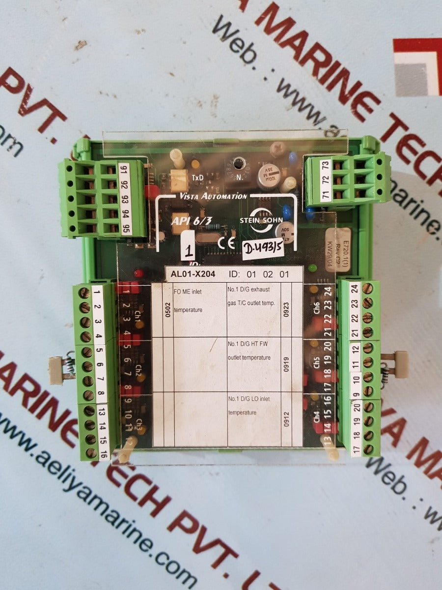Stein sohn f102002 a analog pt100 input api 6/3
