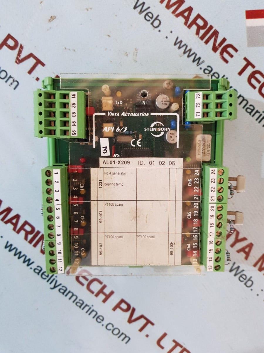 Stein sohn f102002 a analog pt100 input api 6/3