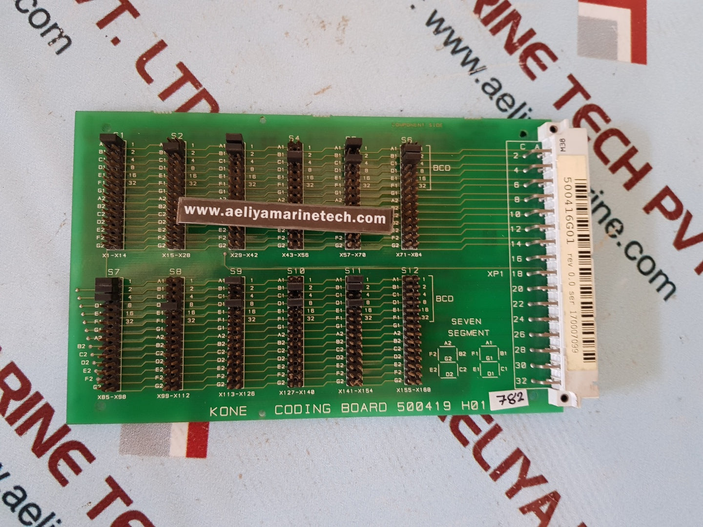Kone 500419 h01 coding board 500416g01 rev 0.0