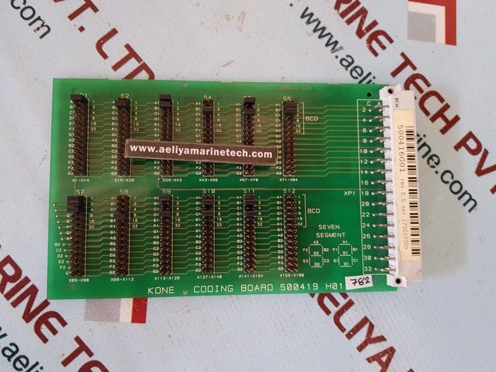 Kone 500419 h01 coding board 500416g01 rev 0.0