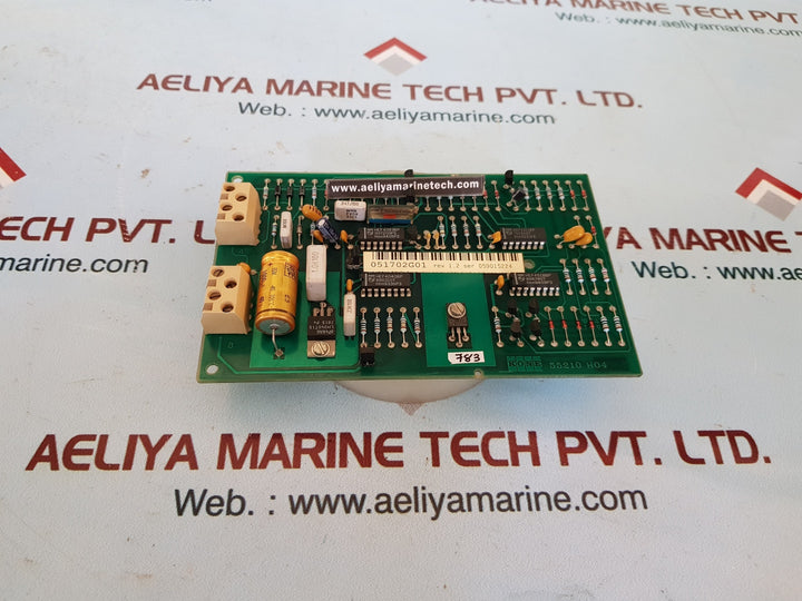 Kone 55210h04 pcb card 051702g01 rev 1.2