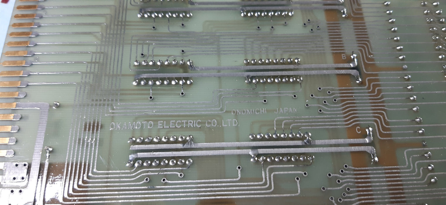 Okamoto electric 85-20045 1/2 pcb card