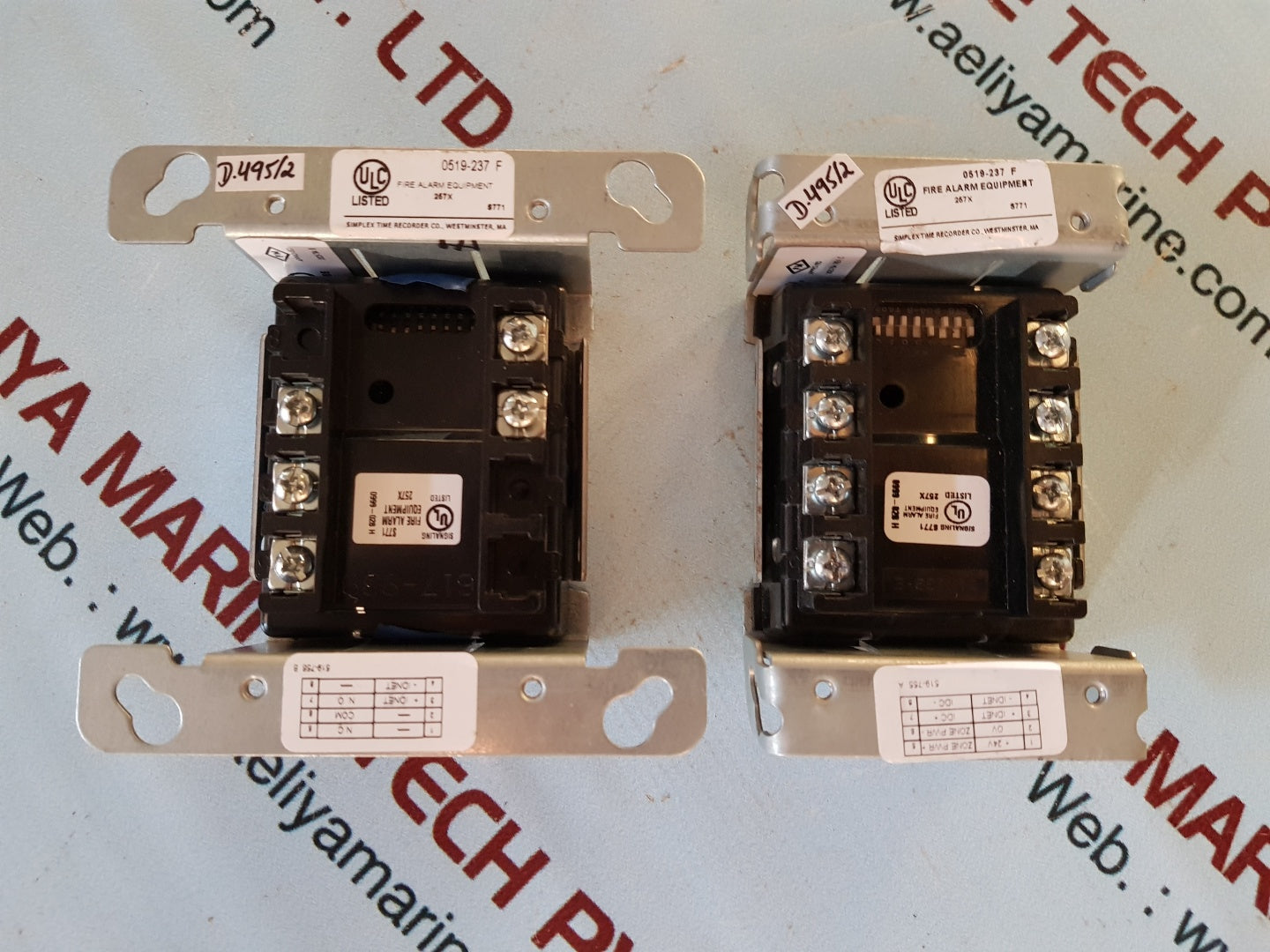 Fire alarm equipment 0519-237 f