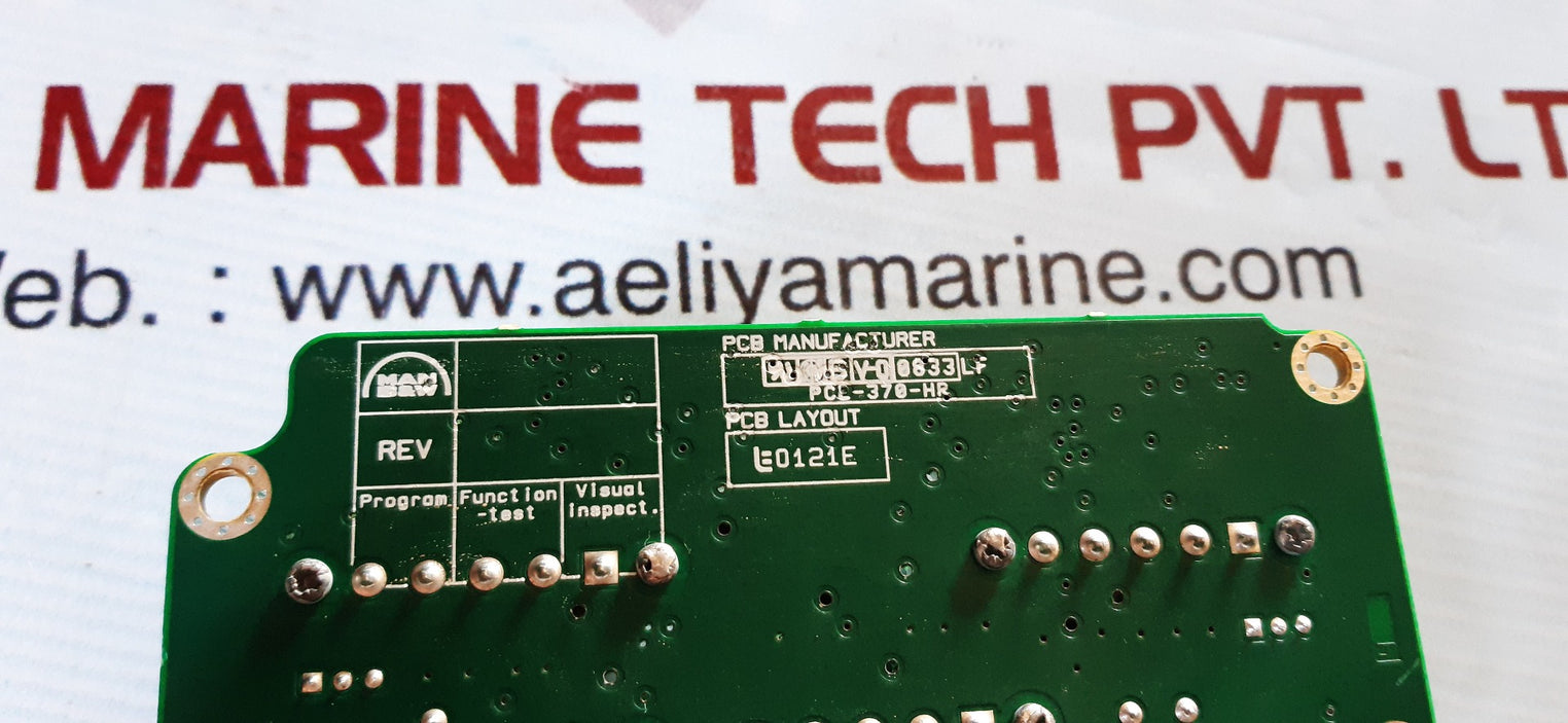 Man b&w l=0121e pcb card