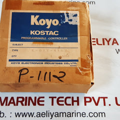 Koyo Kostac E-01T-4157 Relay Output Programmable Controller