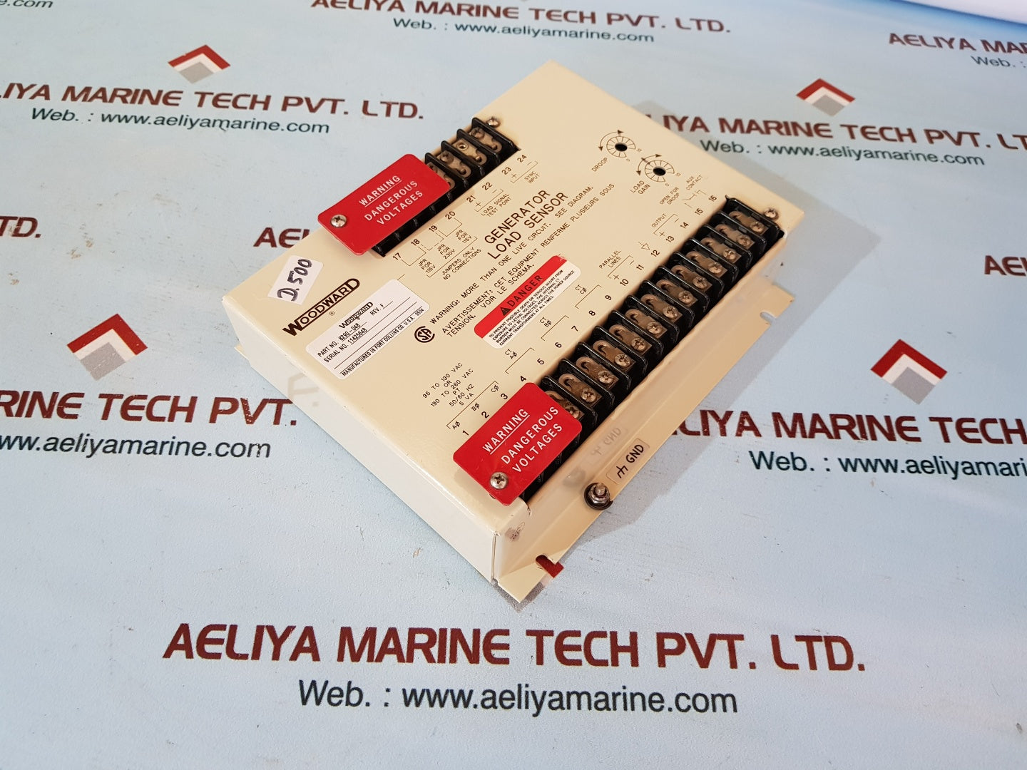 Woodward 8290-048 rev.f generator load sensor