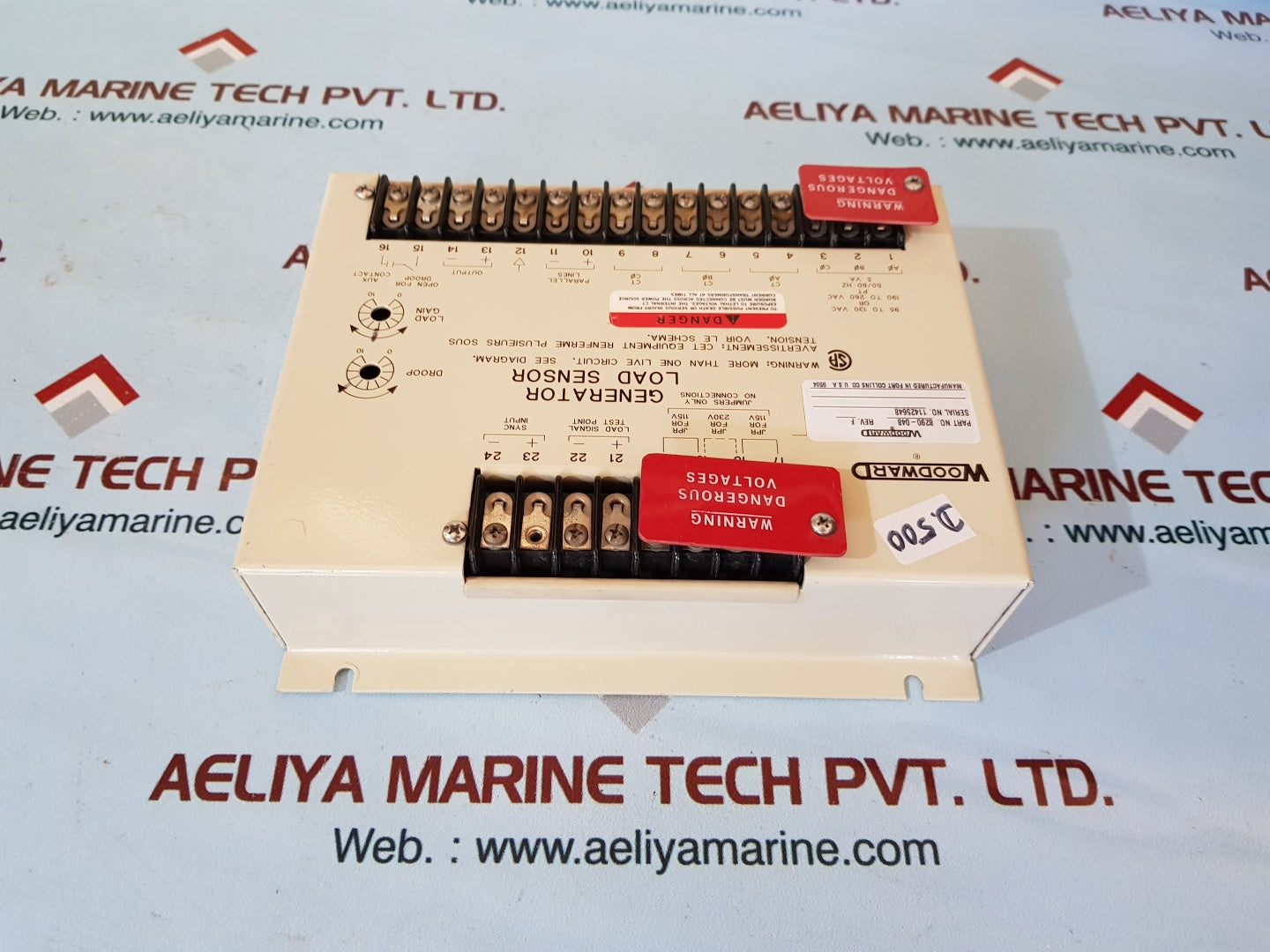 Woodward 8290-048 rev.f generator load sensor