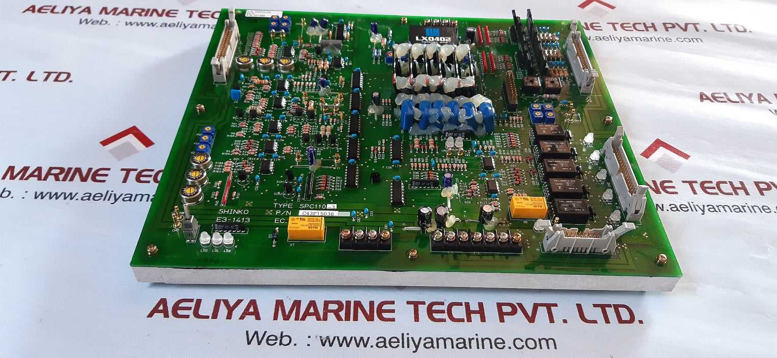 Shinko e3-1413 spc110-3 pc board c43f15036