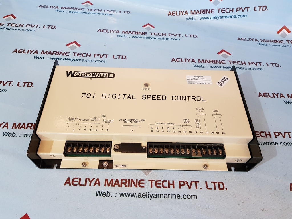 Woodward 9905-211 rev.E 701 digital speed control
