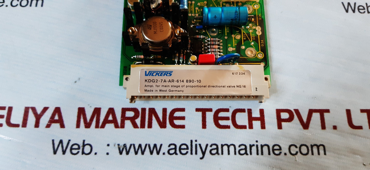 Vickers kdg2-7a-ar-614 890-10 pcb card
