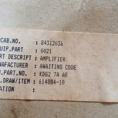 Vickers kdg2-7a-a-614 889-10 amplifier board
