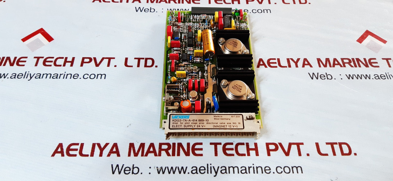 Vickers kdg2-7a-a-614 889-10 amplifier board