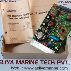 Vickers kdg2-8a-ar-614 892-10 amplifier board