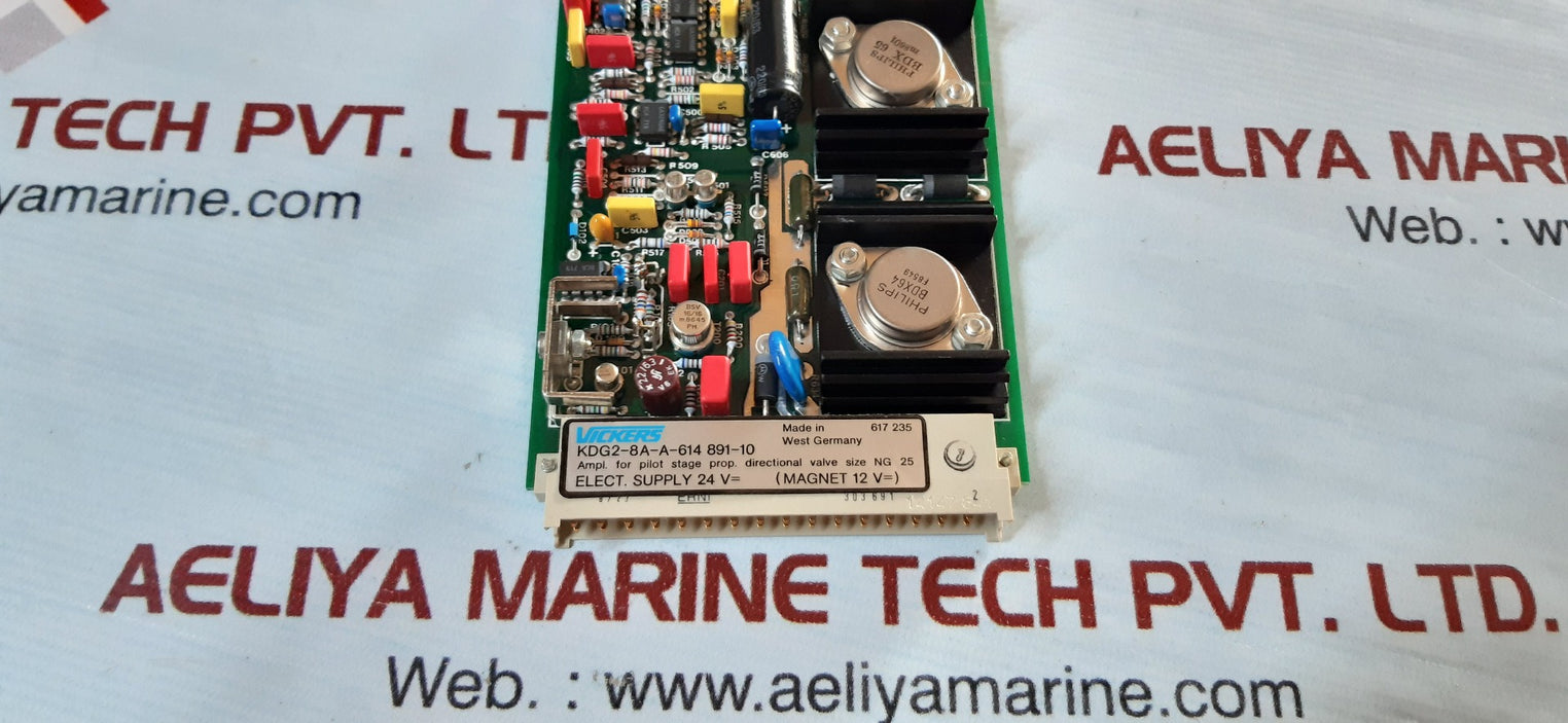 Vickers kdg2-8a-a-614 891-10 amplifier board