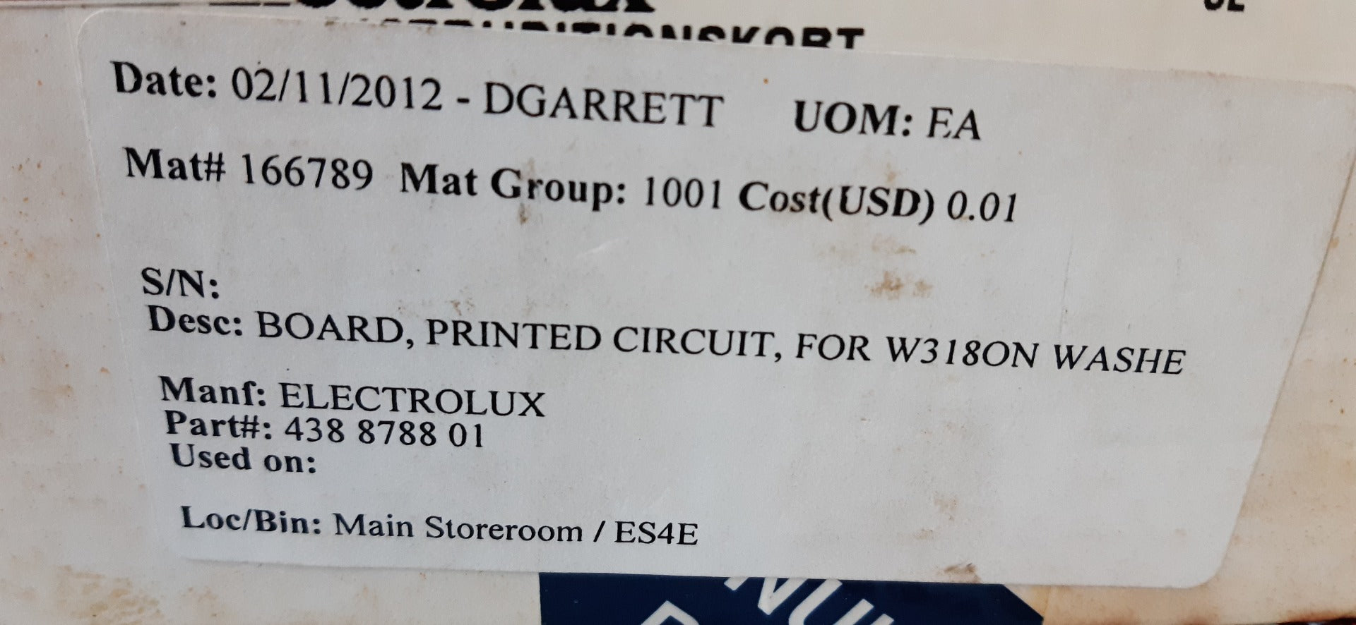 Hp-tronic 438878801 washer circuit board