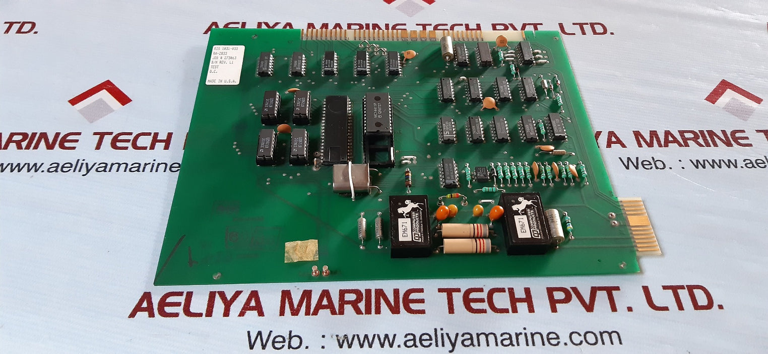 Rochester instruments ra-2833 pcb card 1031-033