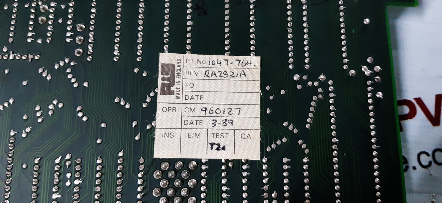 Rochester instruments 2831a pc board 1047-764