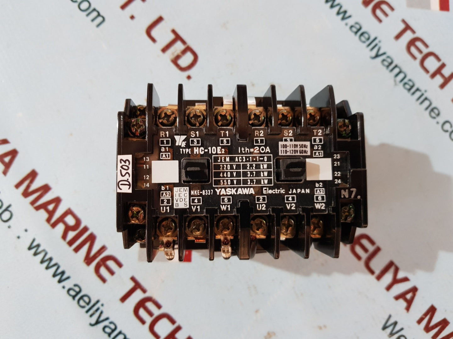 Yaskawa electric hc-10e magnetic contactor