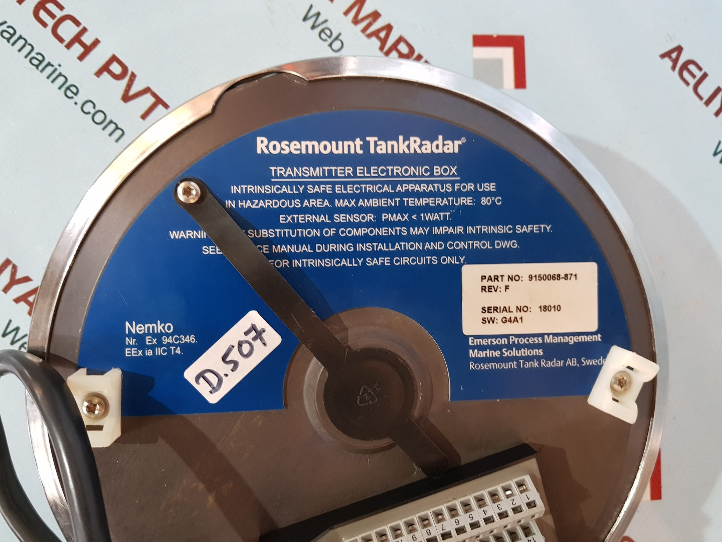 Rosemount tank radar 9150068-871 transmitter electronic box