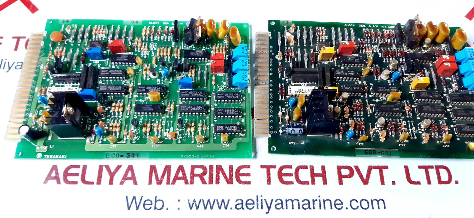 Terasaki ecd-531 clock gen.& i/v.v/i converter k/833/21-001a