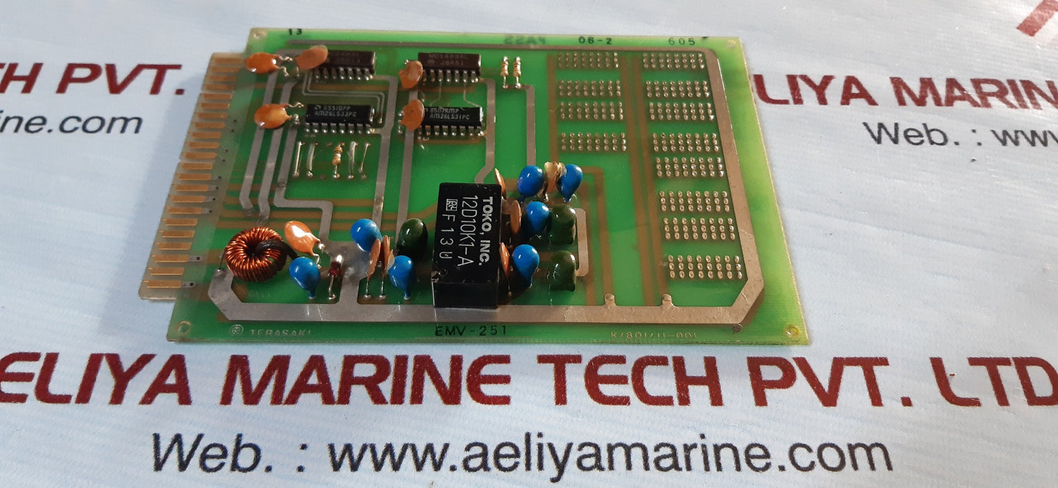 Terasaki emv-251 pcb card k/801/11-001