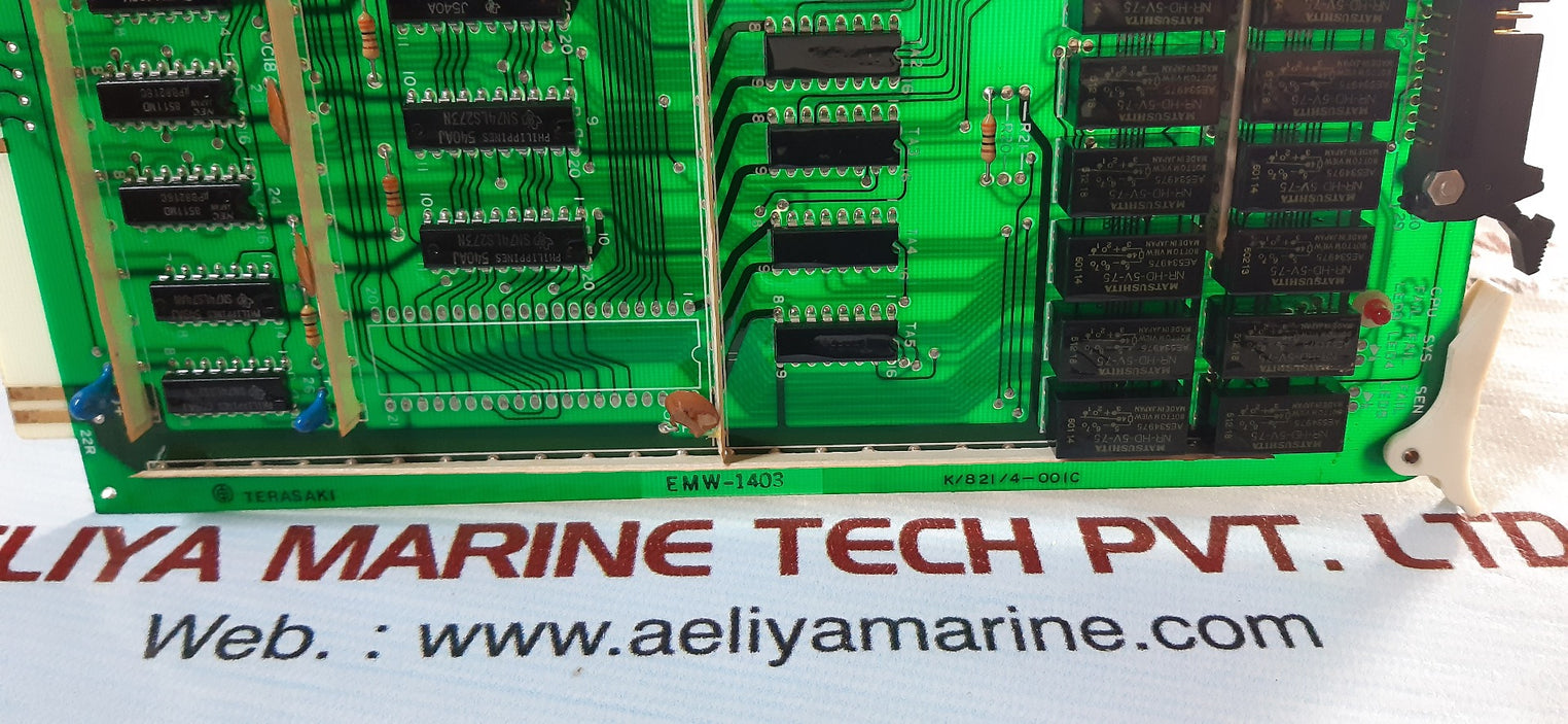 Terasaki emw-1403 parallel i/o module k/821/4-001c