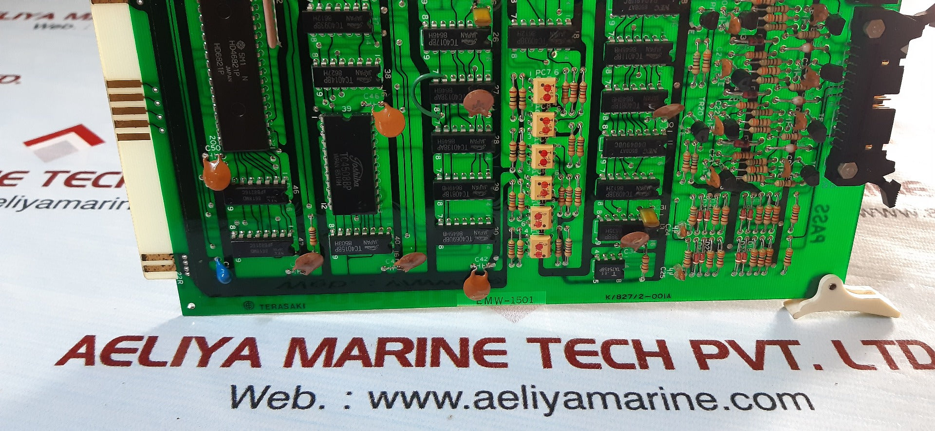 Terasaki emw-1501 pcb card k/827/2-001a