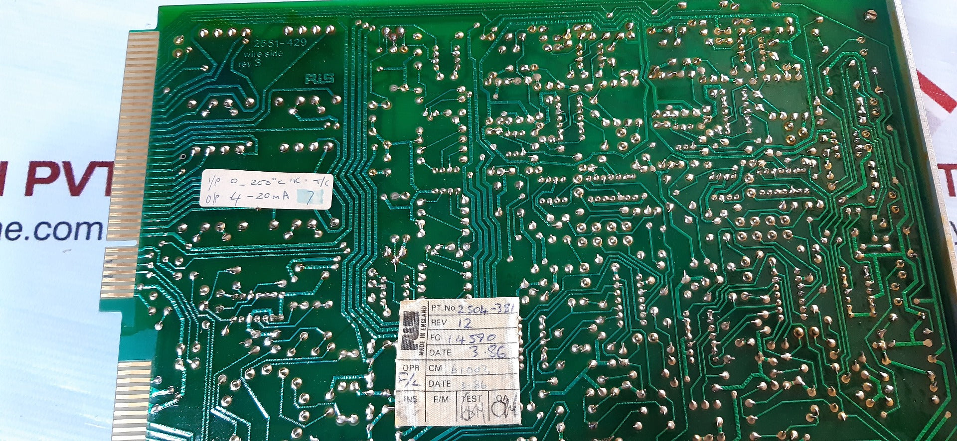 Rochester instruments 2504-381 pcb card 2551-429