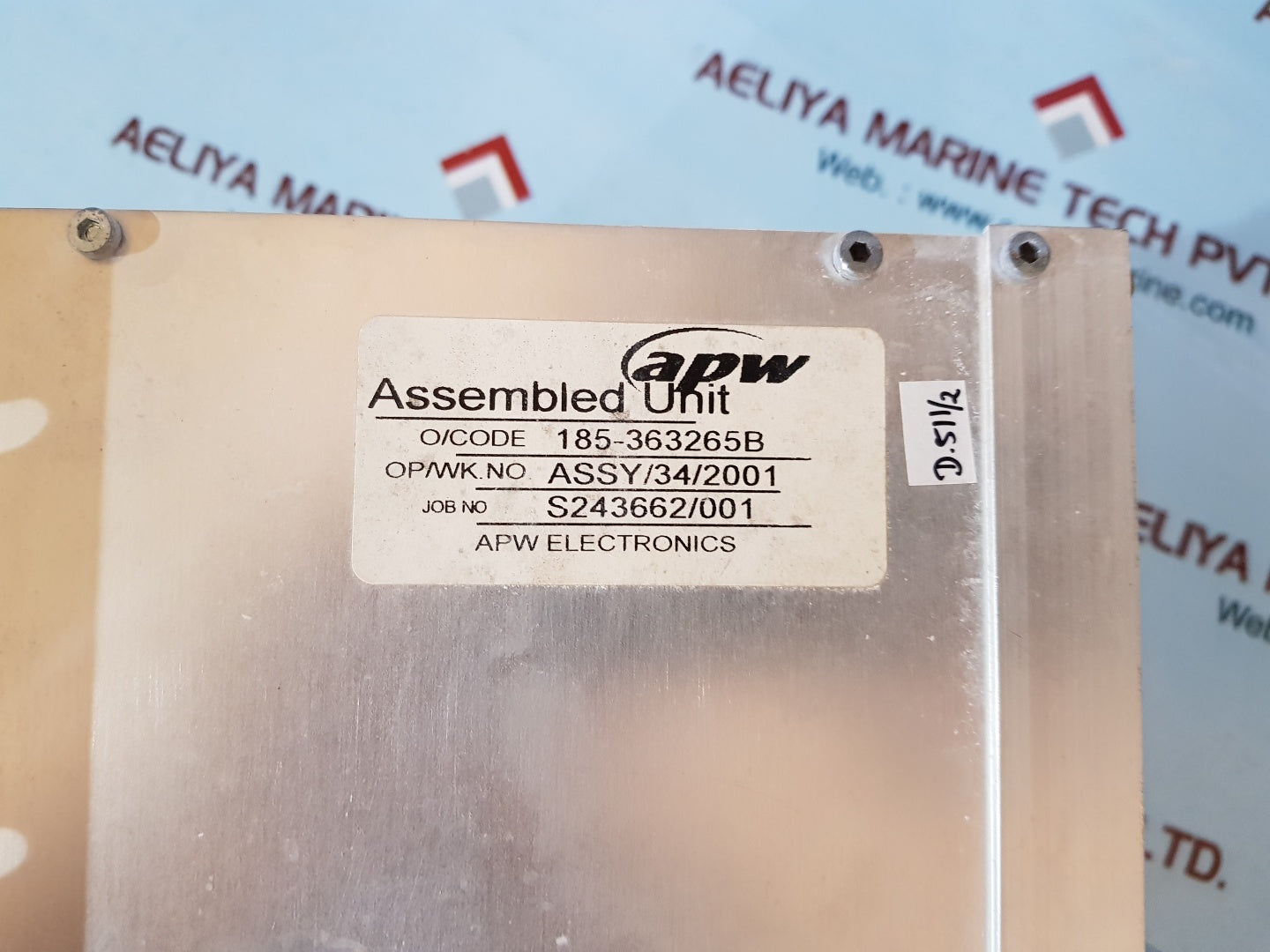 Apw 185-363265B Assembled Unit With Sbc400H Pcb Card