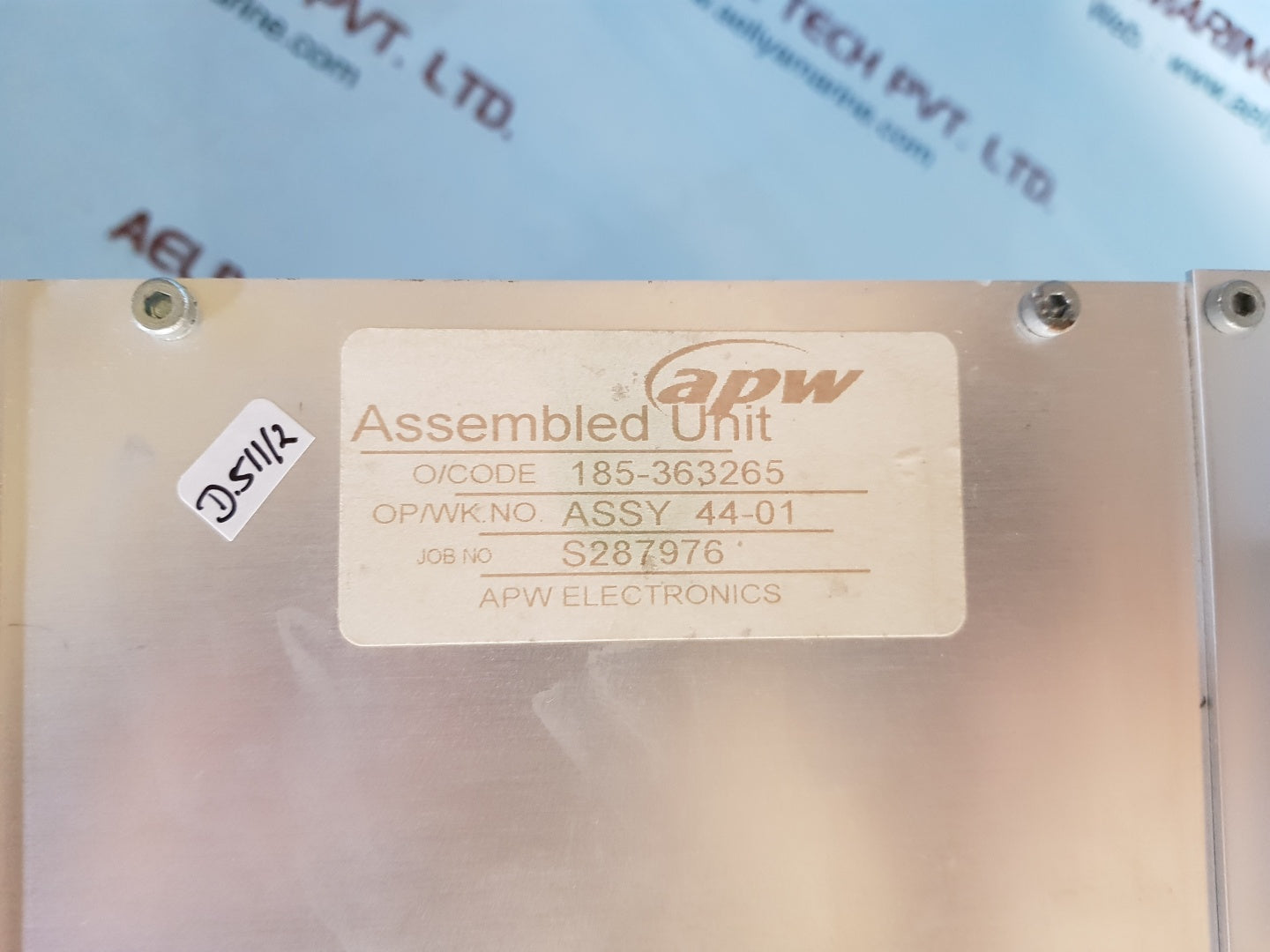 Apw 185-363265B Assembled Unit With Sbc400H Pcb Card