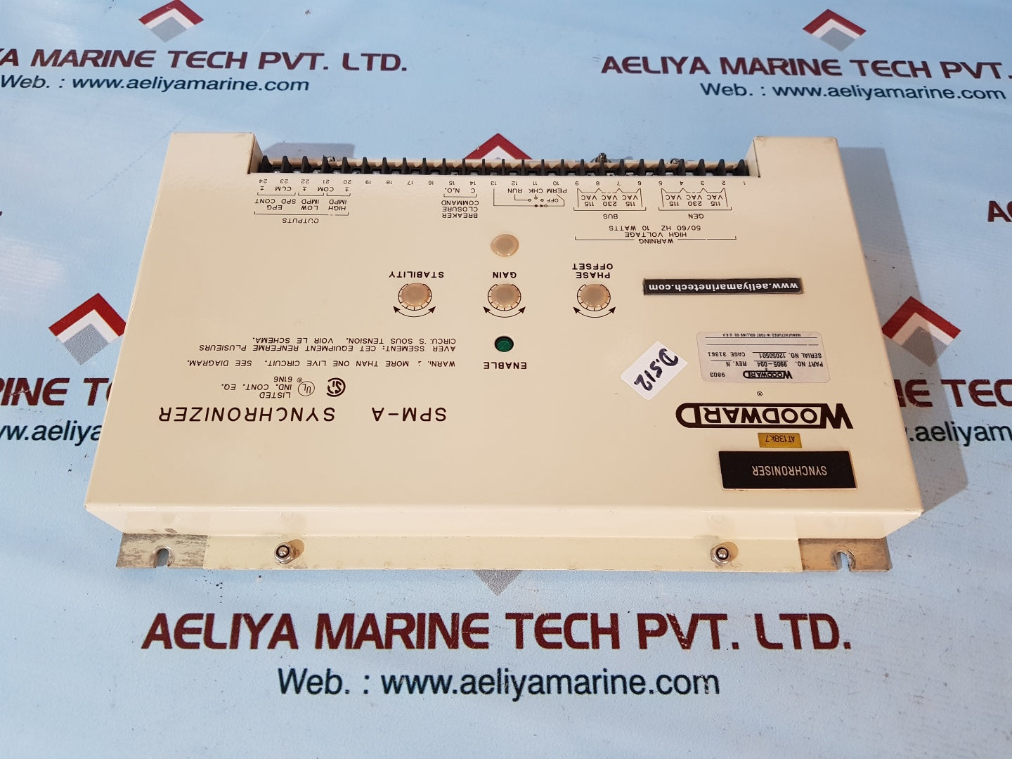 Woodward 9905-004 rev N spm-a synchroniser