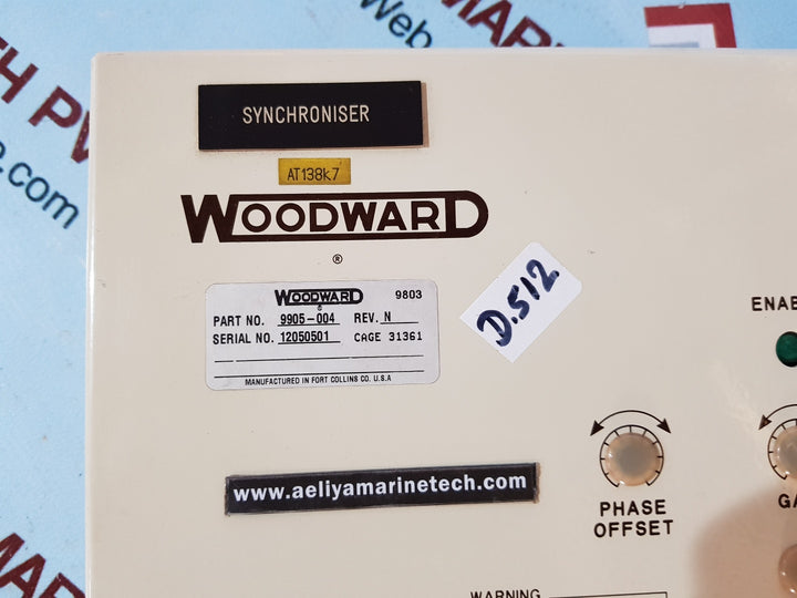 Woodward 9905-004 rev N spm-a synchroniser