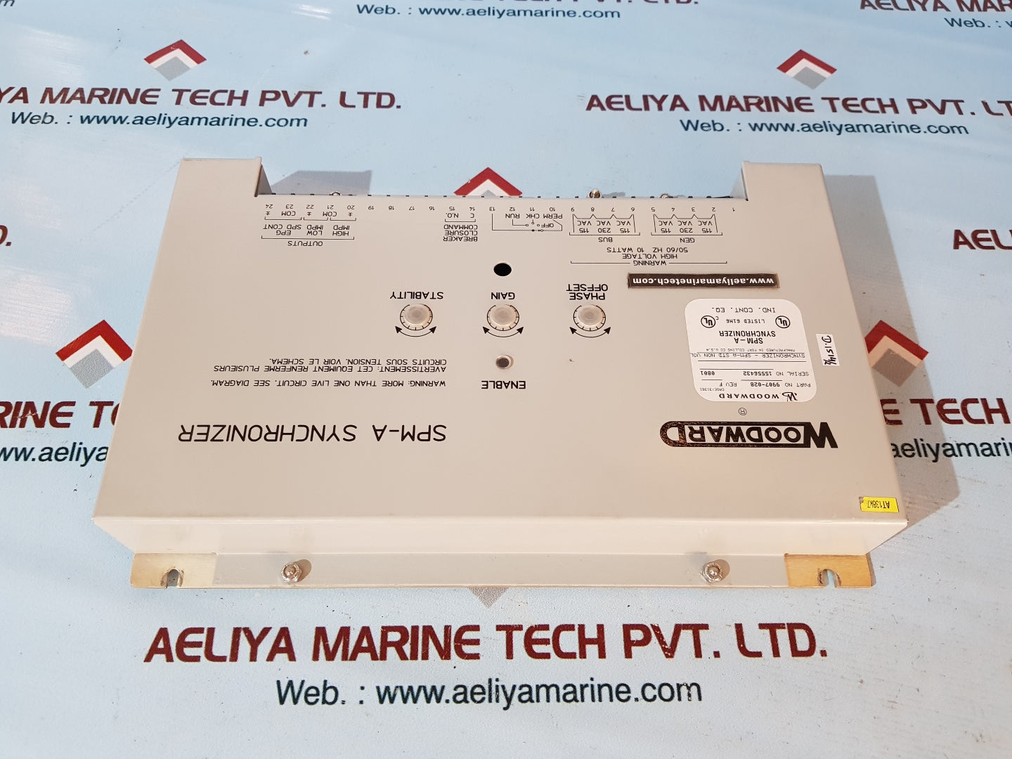 Woodward 9907-028 spm-a synchronizer rev F