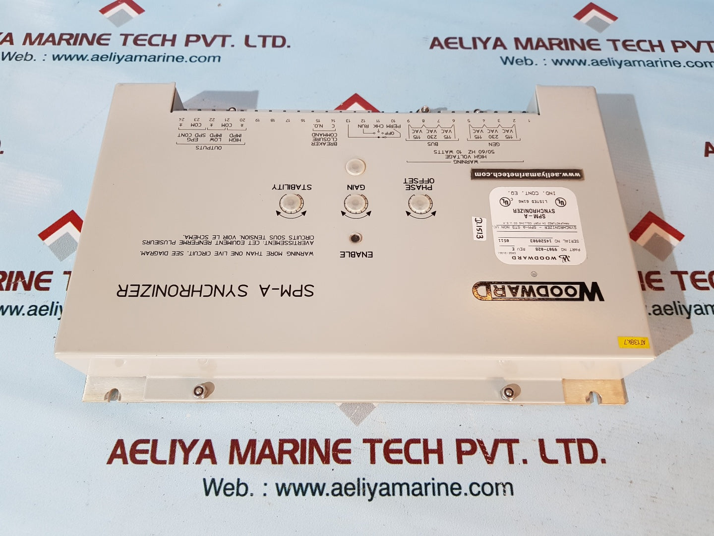 Woodward 9907-028 spm-a synchronizer rev E