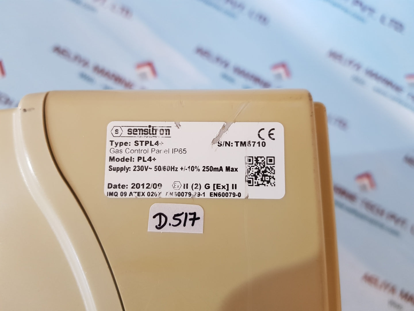 Sensitron stpl4 pl4  gas control panel ip65
