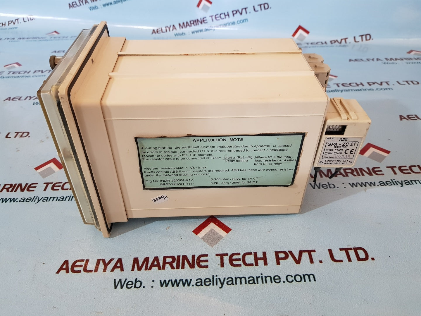 Abb spam 150c motor protection relay 1myn745605-a