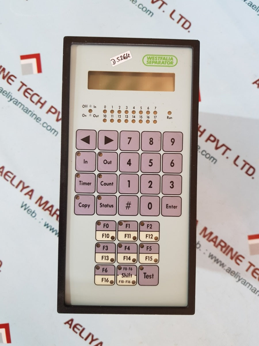 Westfalia separator plc 100/3 d 005-4050-280 programmable controller 