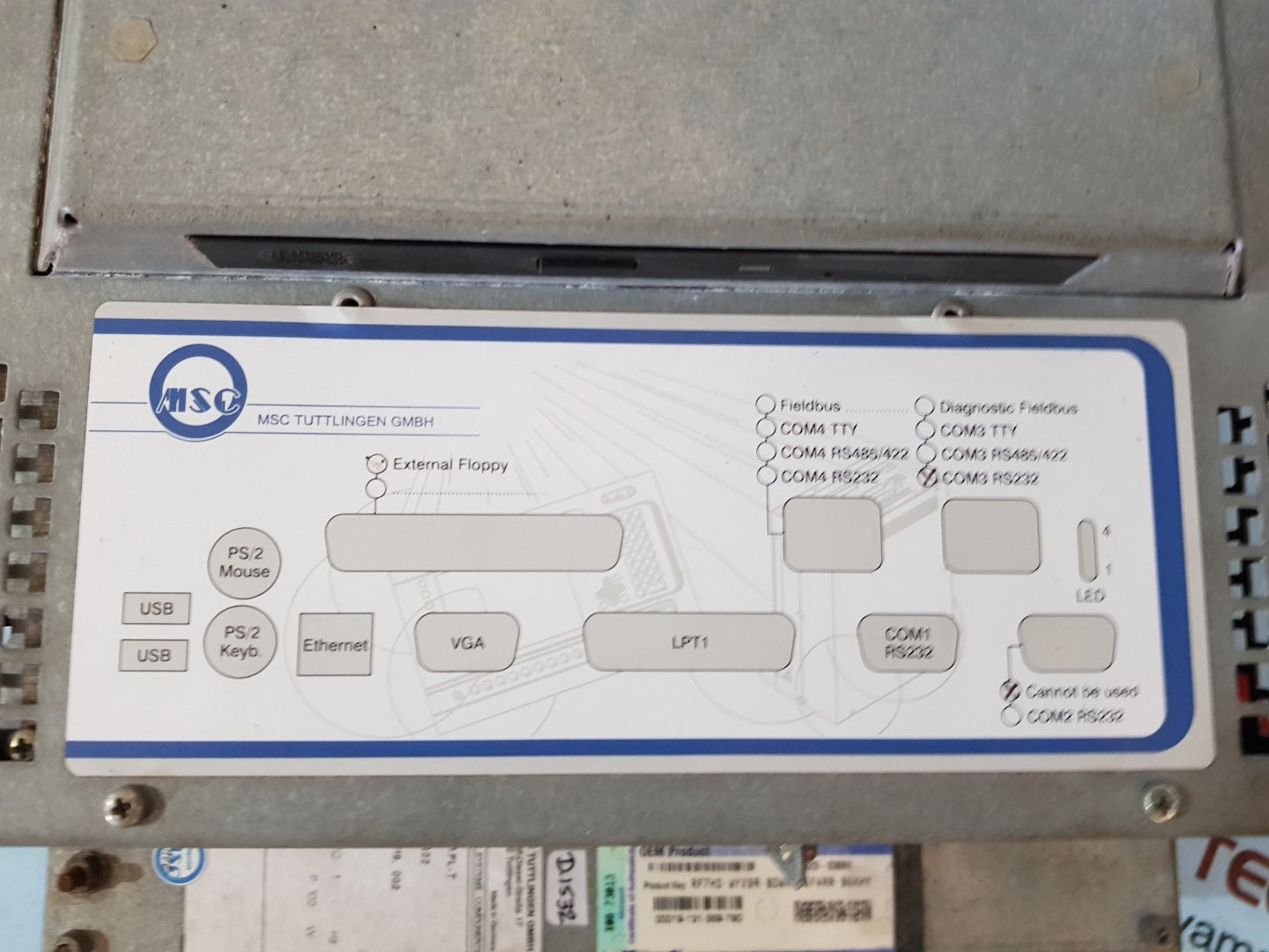 Msc Bebo 1.Fl-t Touch Panel Pc 100W