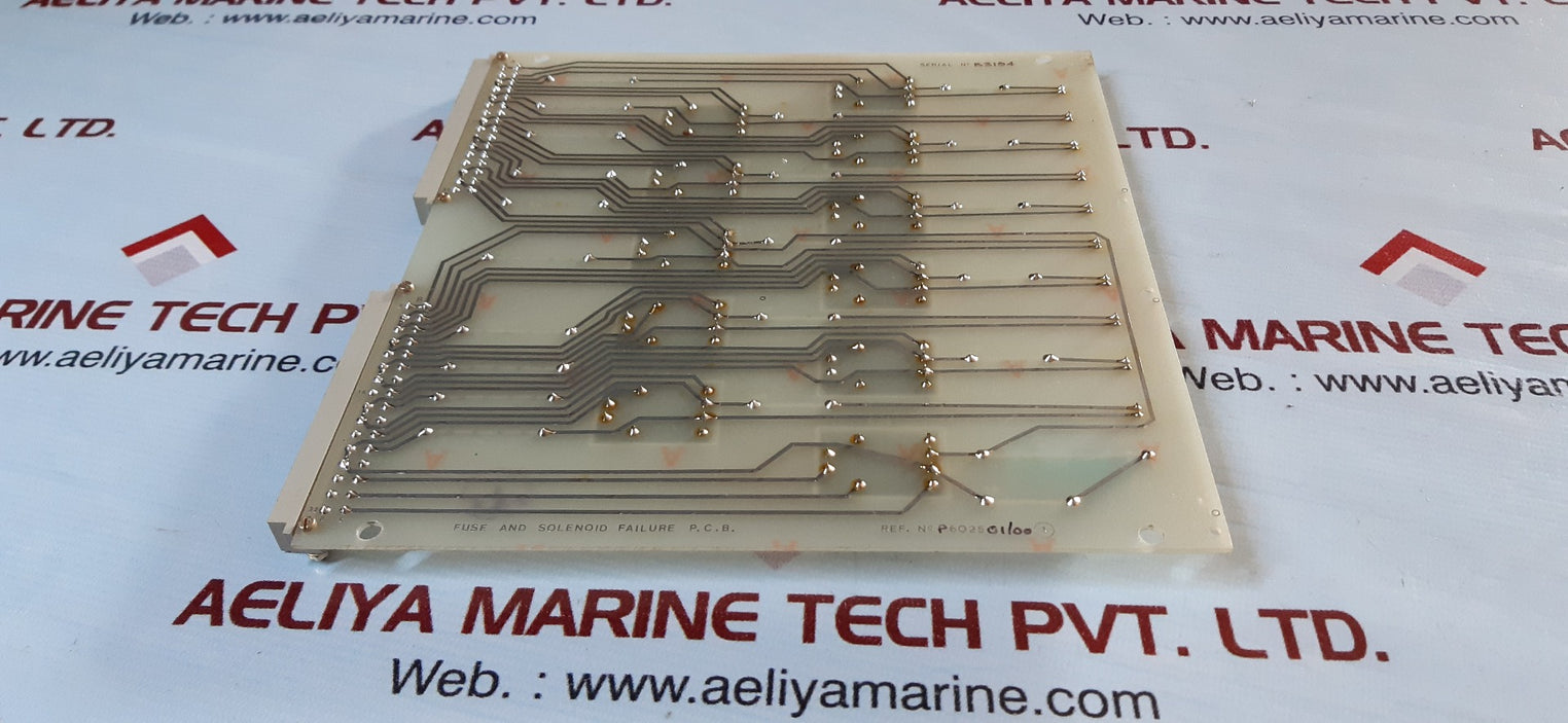 Fuse and solenoid failure p602501/00 pcb card