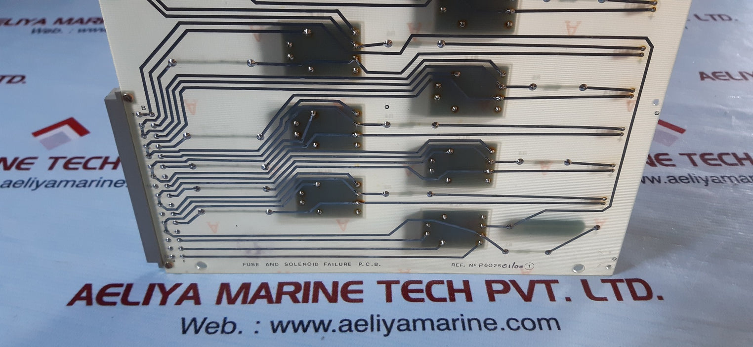Fuse and solenoid failure p602501/00 pcb card