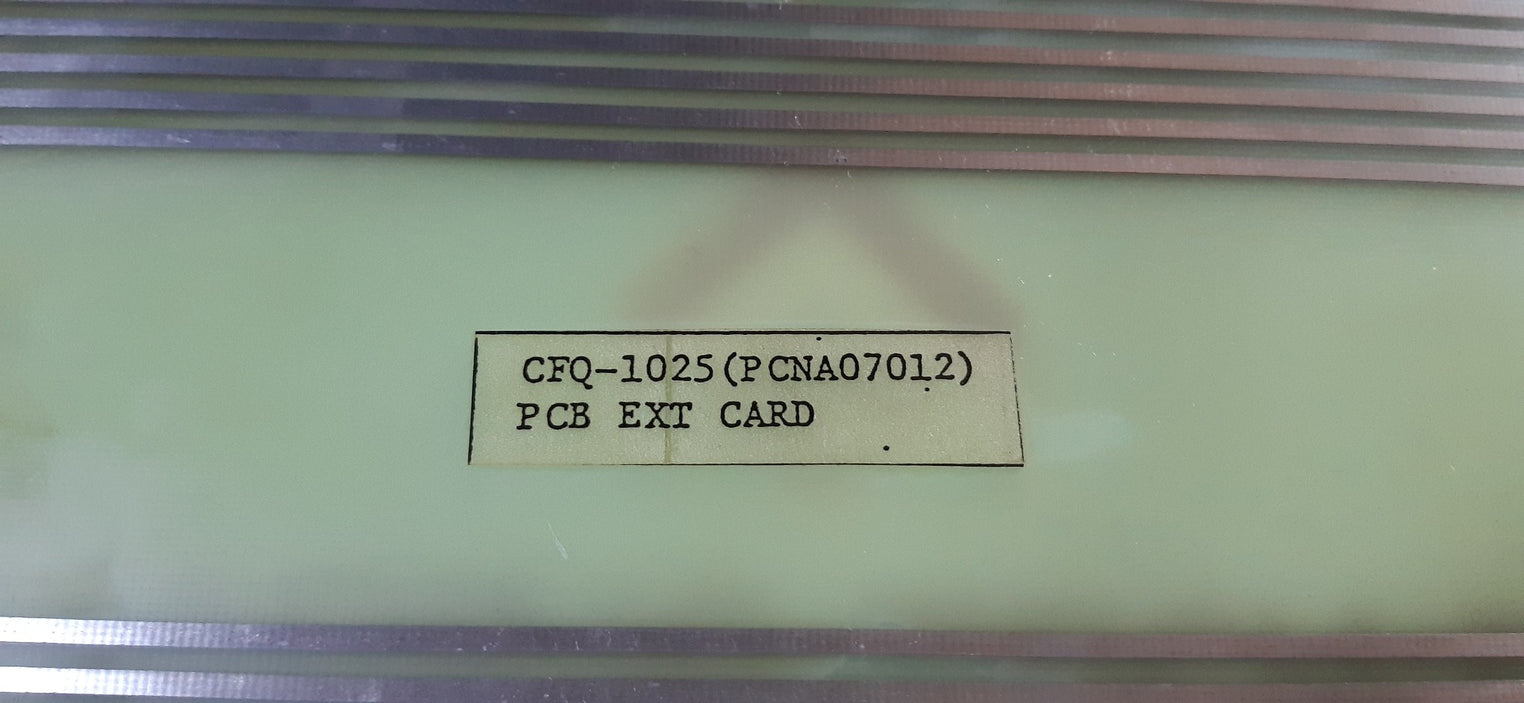 Jrc cfq-1025 pcb ext card pcna07012 extension board
