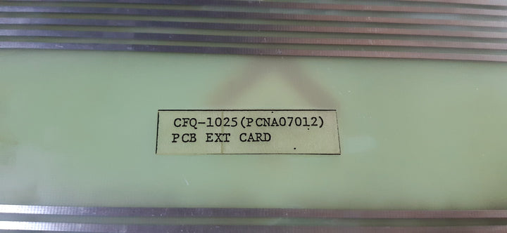 Jrc cfq-1025 pcb ext card pcna07012 extension board