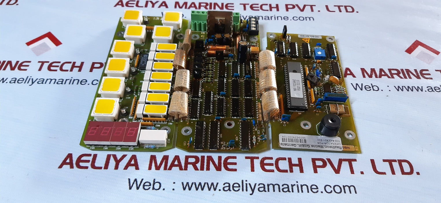 Raytheon 102-843.x01 e00 operator pcb