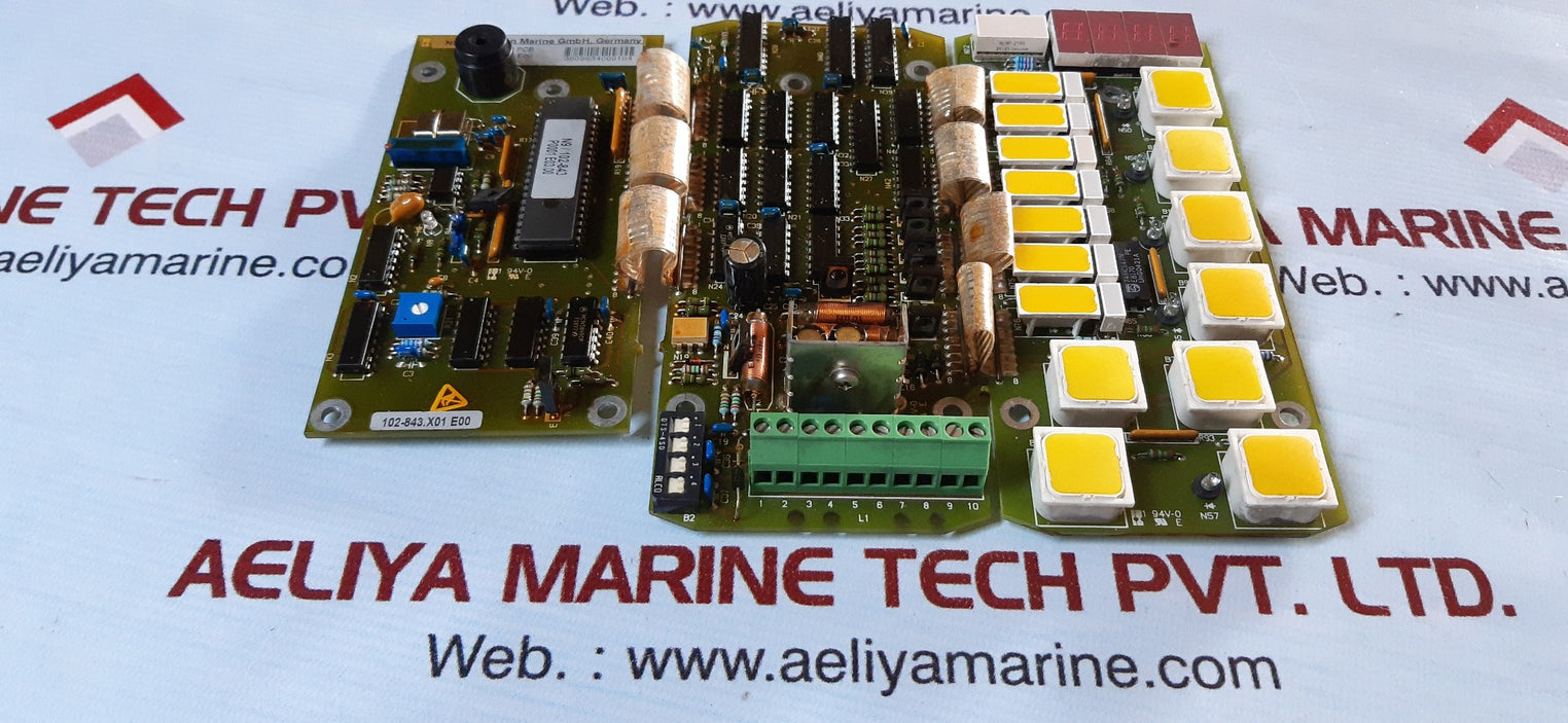 Raytheon 102-843.x01 e00 operator pcb