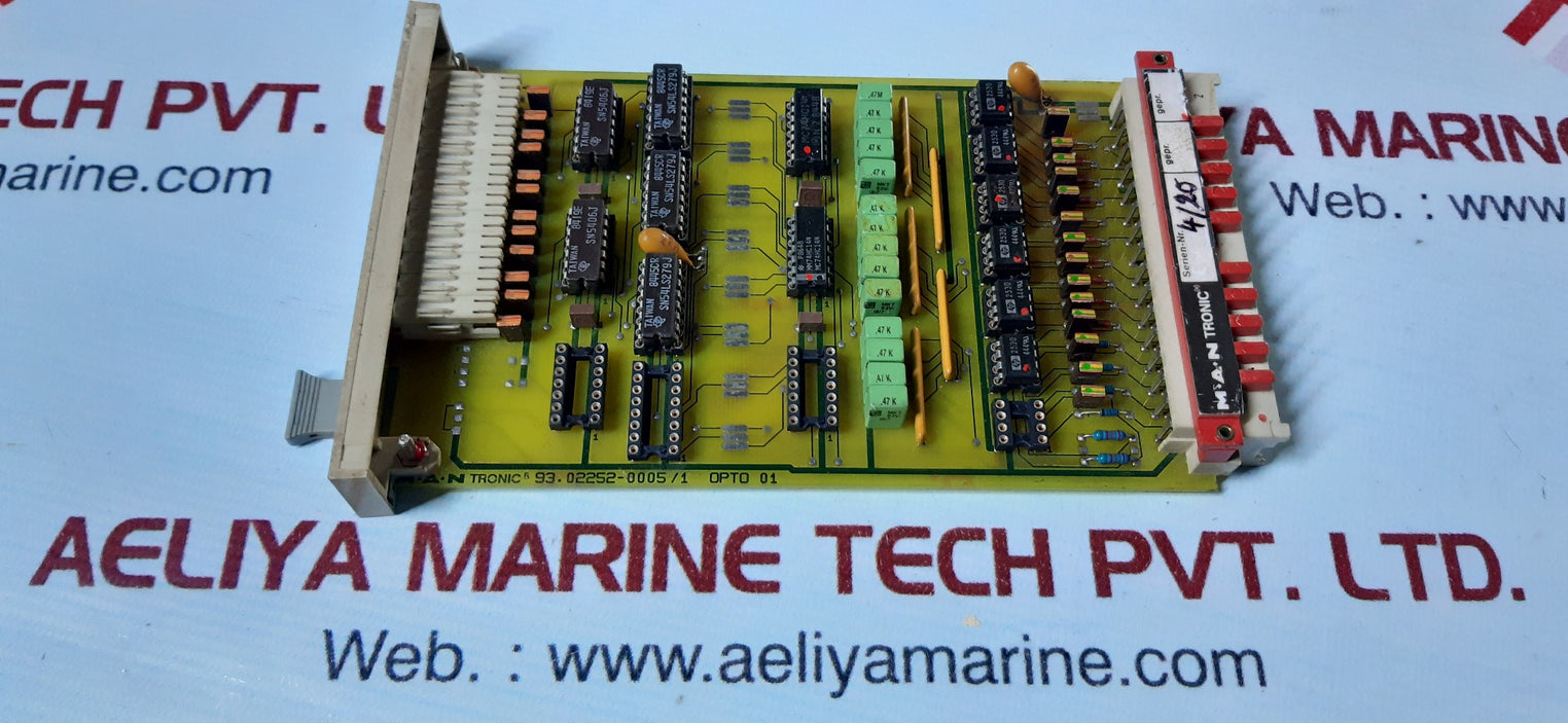 M.A.N tronic Dl-1 pcb card 93.02252-0005/1 opto 01